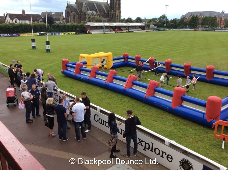 30ft x 50ft Inflatable Human Table Football - Inflatable and Bouncy ...